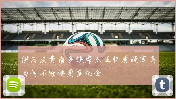 伊万谈费南多缺席东亚杯质疑塞鸟为何不给他更多机会